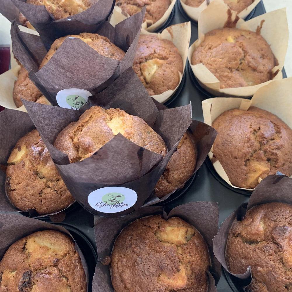 Lady Apple Walnut Muffins